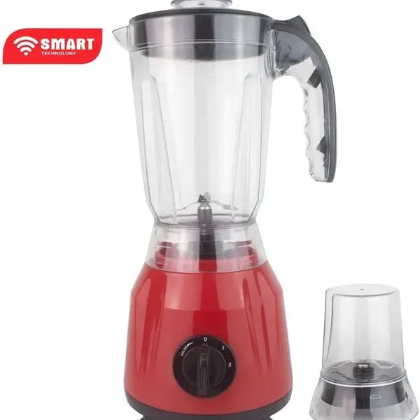 Smart Technology – Blender Incassable STPE-2222ILR – 350 W – 1.5 Litres- Mélangeur 2 En 1 Avec Broyeur- Rouge Smart Technology – Blender Incassable STPE-2222ILR – 350 W – 1.5 Litres- Mélangeur 2 En 1 Avec Broyeur- Rouge